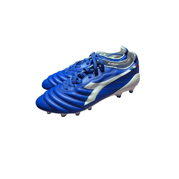 Diadora Brasil Elite2 Tech Italia LPX FG Soccer Cleats Royal Blue Made in Italy main image 7